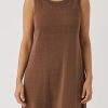 Arcaa Brie Shift Dress-Chocolate