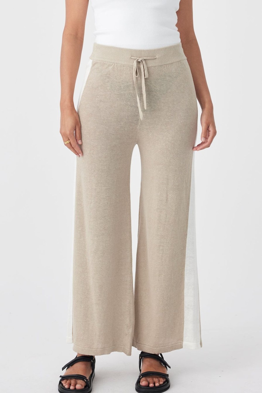 Arcaa Larri Pant-Taupe & Cream