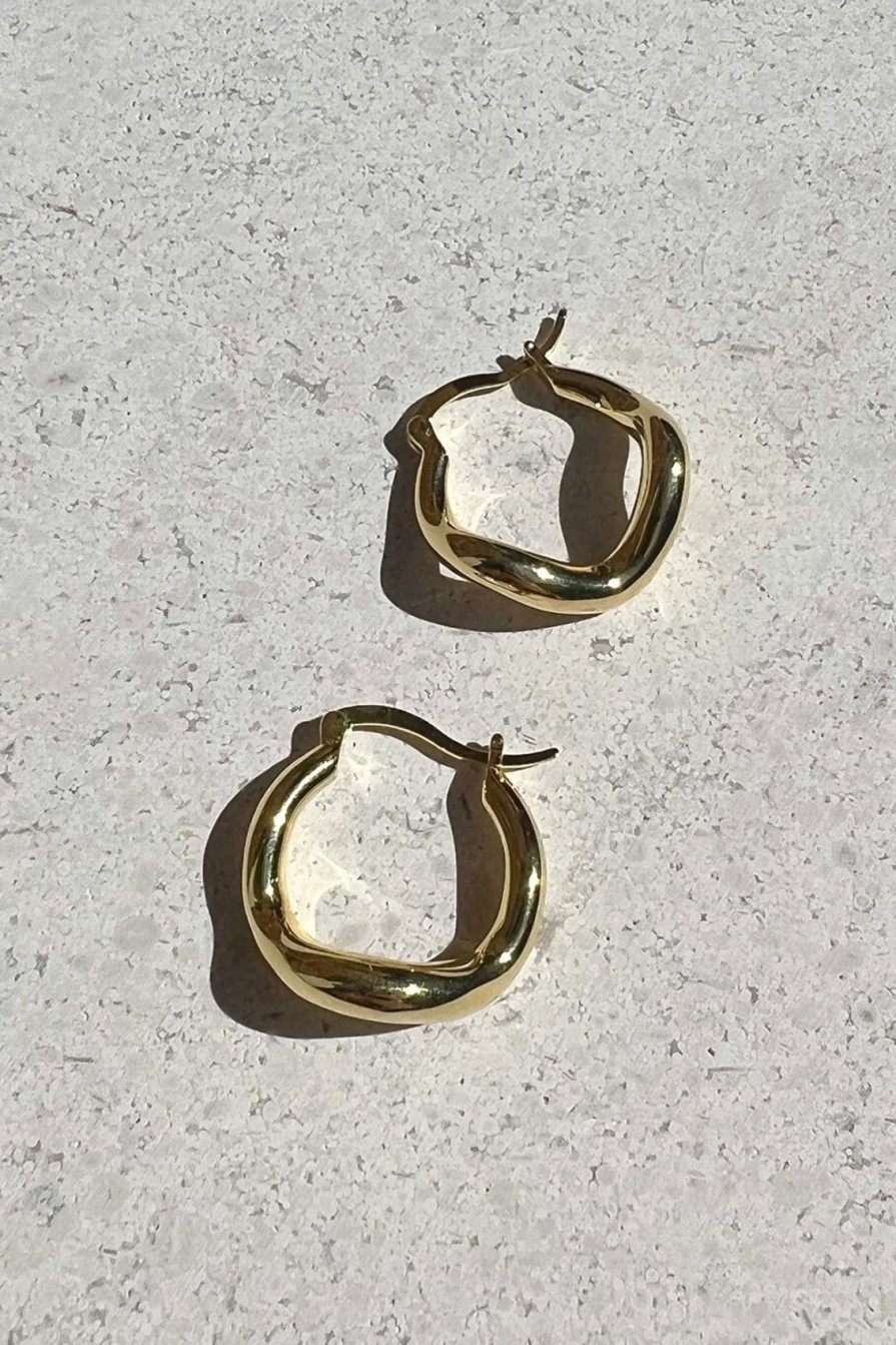 Arcaa Saint Valentine-Wabi Sabi Hoops-Gold