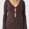 Arcaa Ren Cardigan-Chocolate