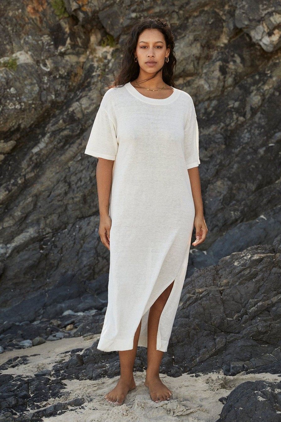 Arcaa Hugo Dress-Cream