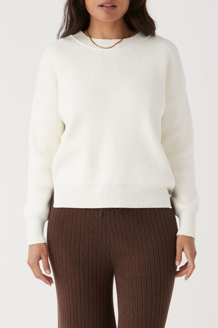 Arcaa Farrah Organic Knit Sweater-Cream