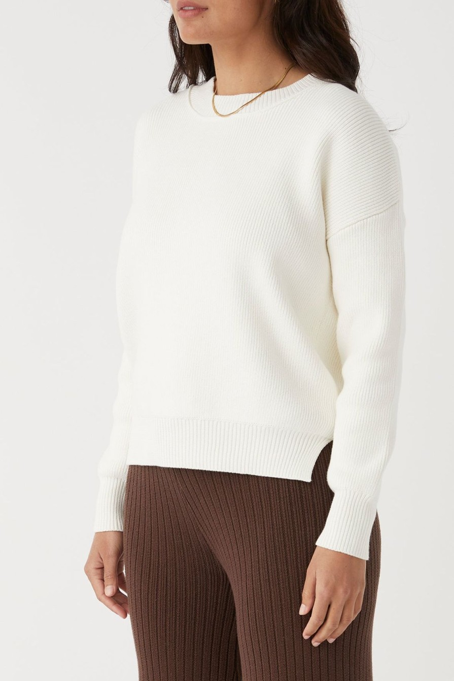 Arcaa Farrah Organic Knit Sweater-Cream