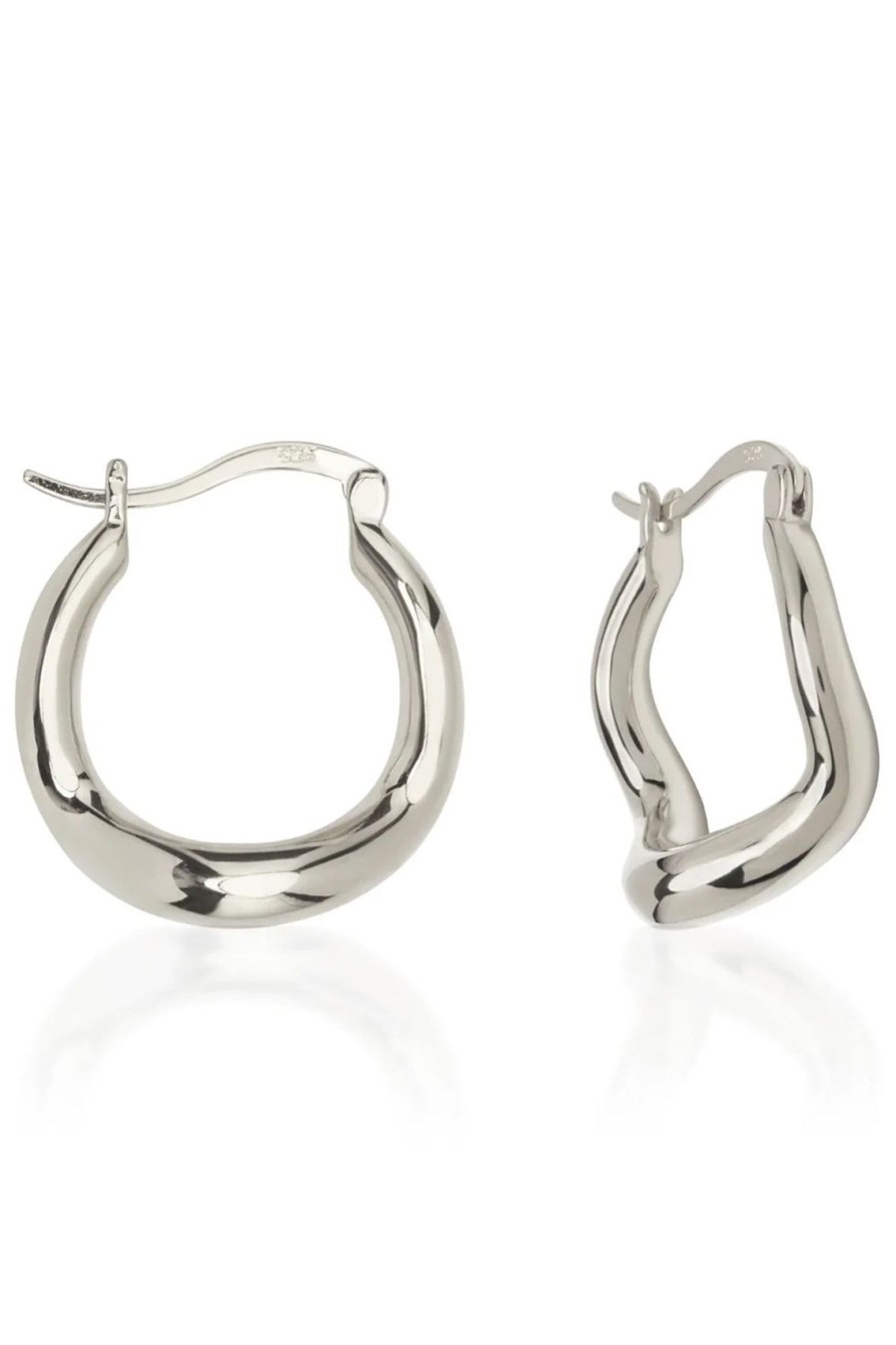 Arcaa Saint Valentine-Wabi Sabi Hoops-Silver