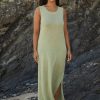 Arcaa Brie Long Dress-Aloe