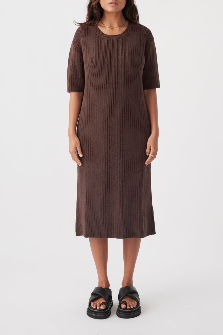 Arcaa Adaline Dress-Chocolate