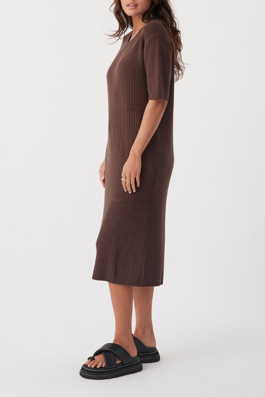 Arcaa Adaline Dress-Chocolate