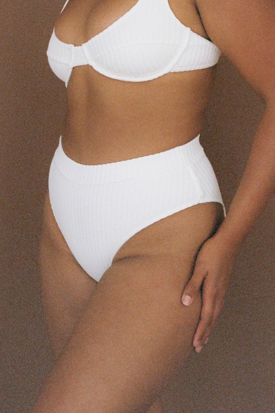 Arcaa Ochre Lane-Towelling High Waist Bottom-Creme