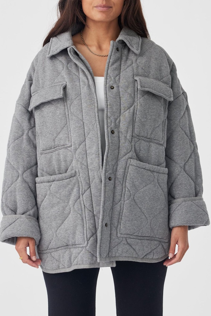 Arcaa Sia Jacket-Dark Grey Marle