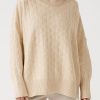 Arcaa Sierra Organic Knit Sweater-Oat